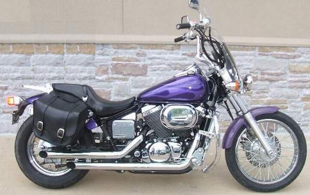 Purple honda shadow 750 #5